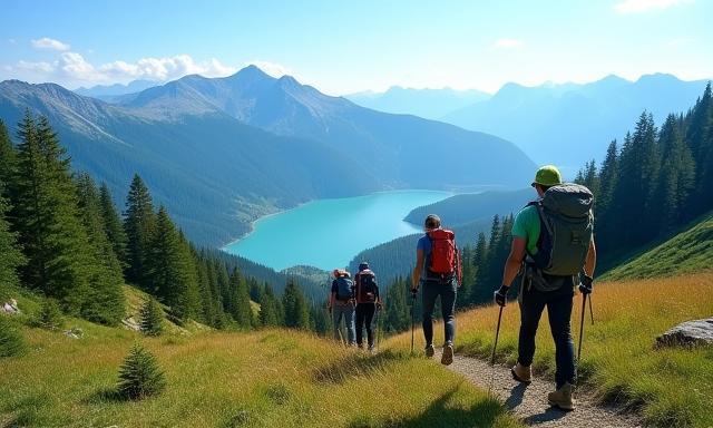 Tatras Mountains hiking group